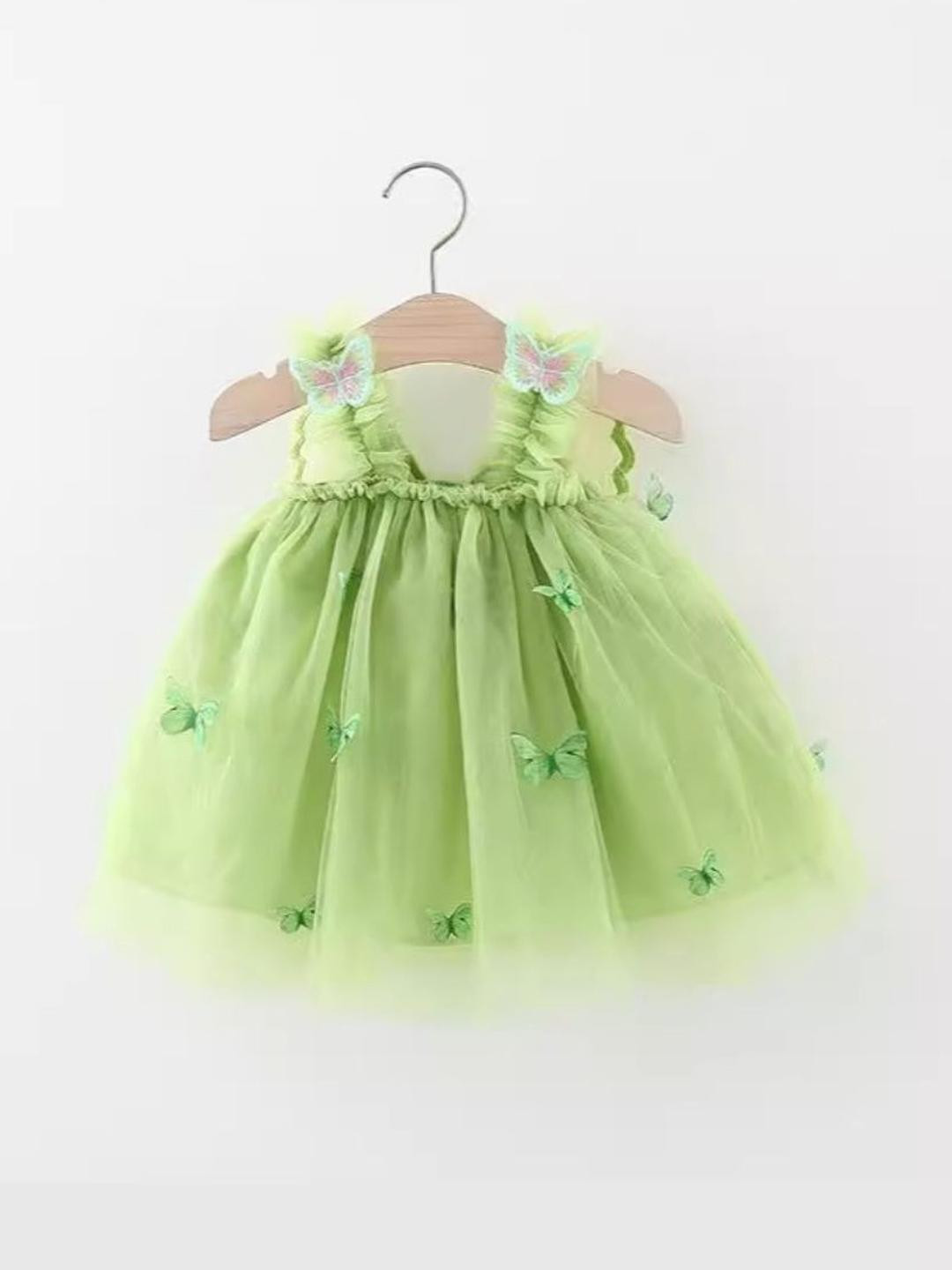House Of Kids Girls Beautiful Butterfly Applique Party Dress