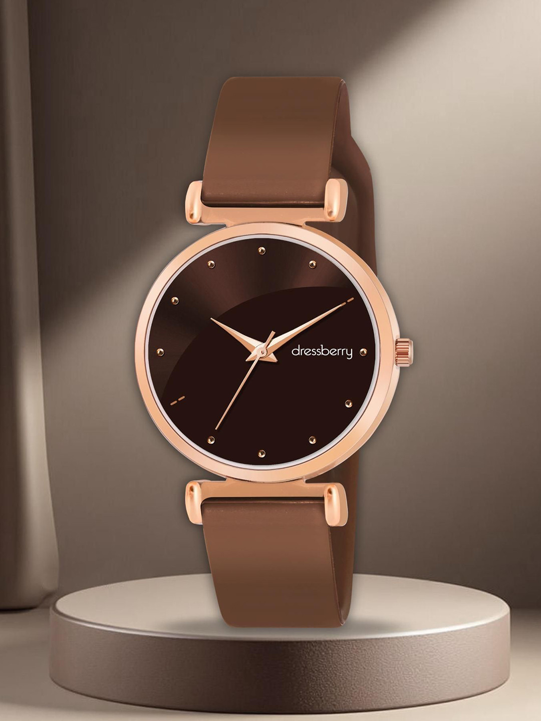 DressBerry Women Silicon Straps Analogue Watch DB-LR005-BRW