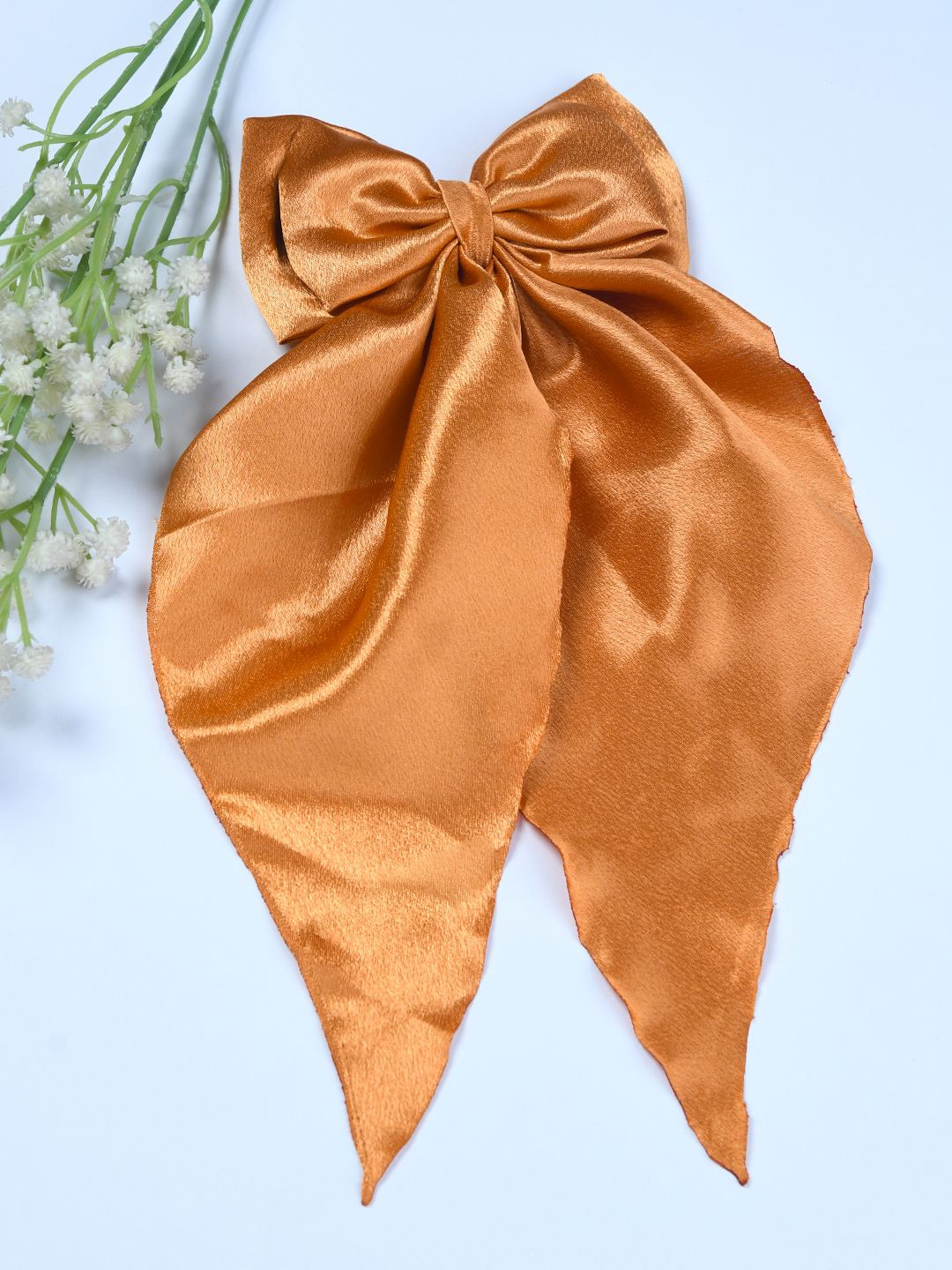 FUNKRAFTS Girls Satin Bow French Barrette
