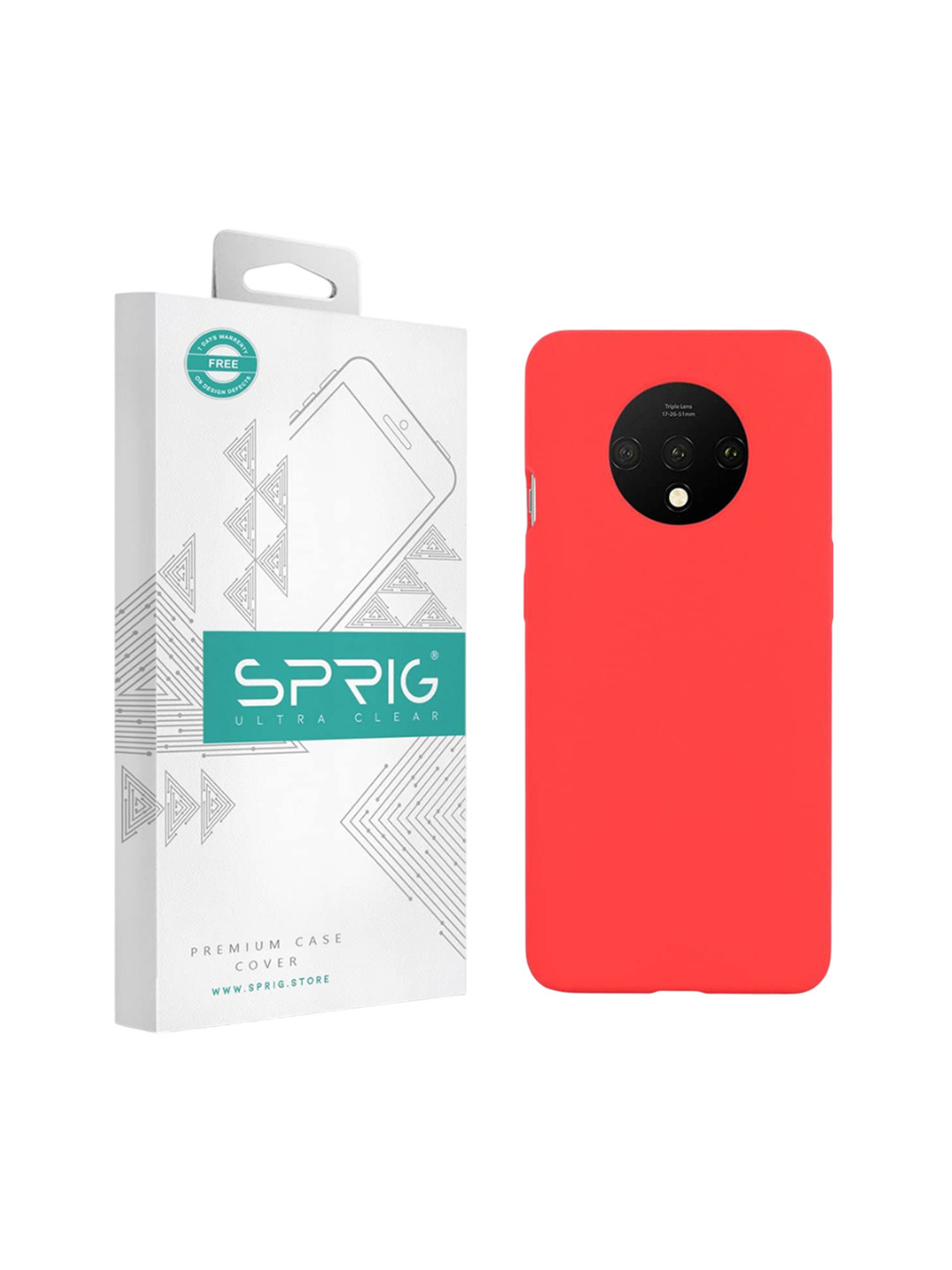 SPRIG OnePlus 7T Liquid Silicone Back Cover