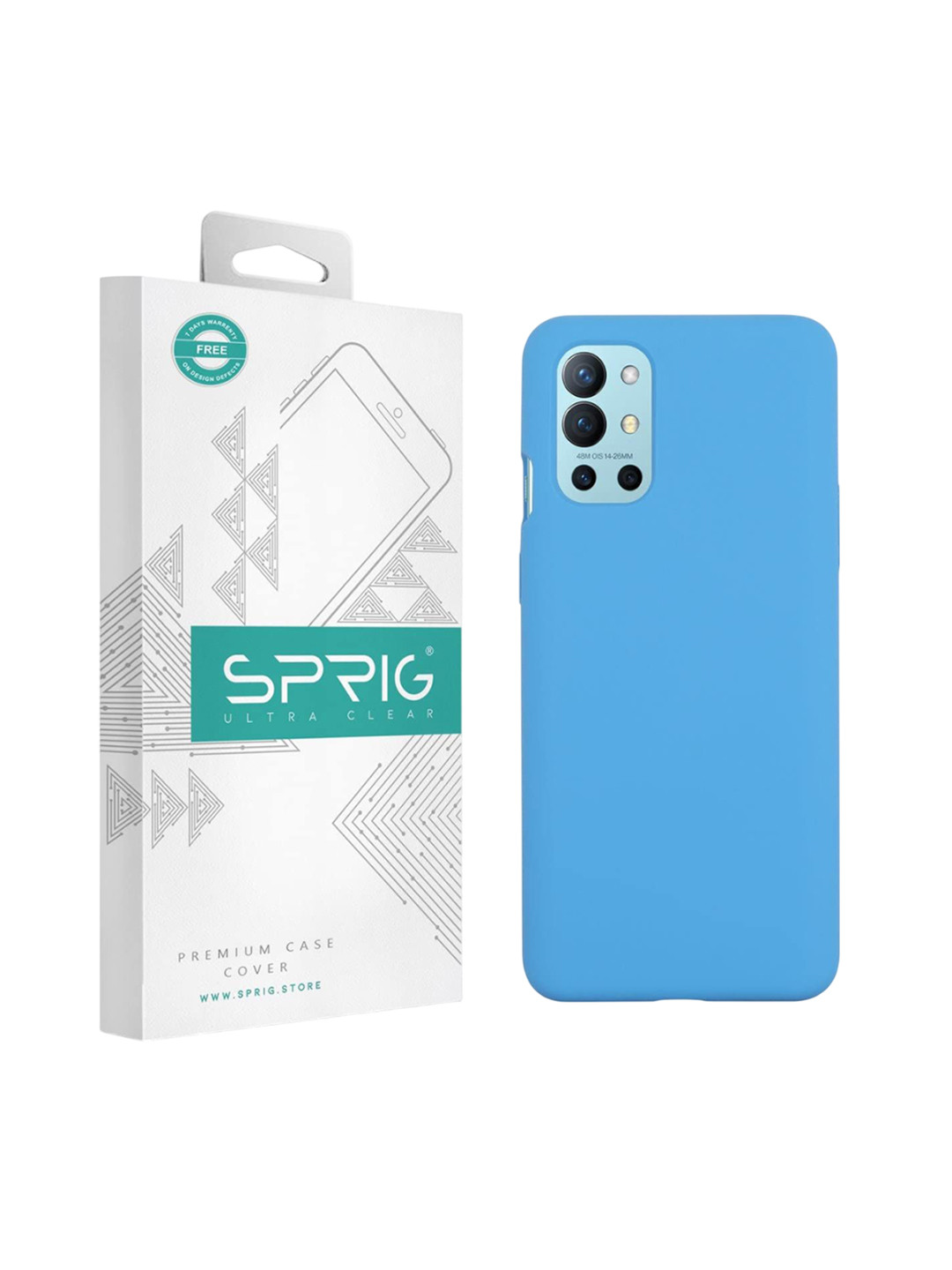 SPRIG OnePlus 9R Liquid Silicone Back Cover