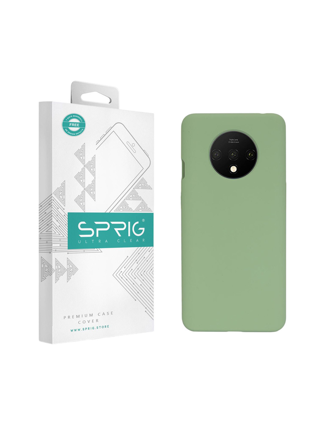 SPRIG OnePlus 7T Liquid Silicone Back Cover