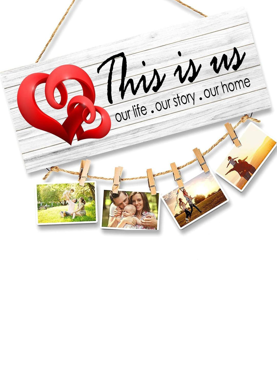 Go Hooked Durable Wood Matte Hanging Hall Signs and Plaques-13.8In