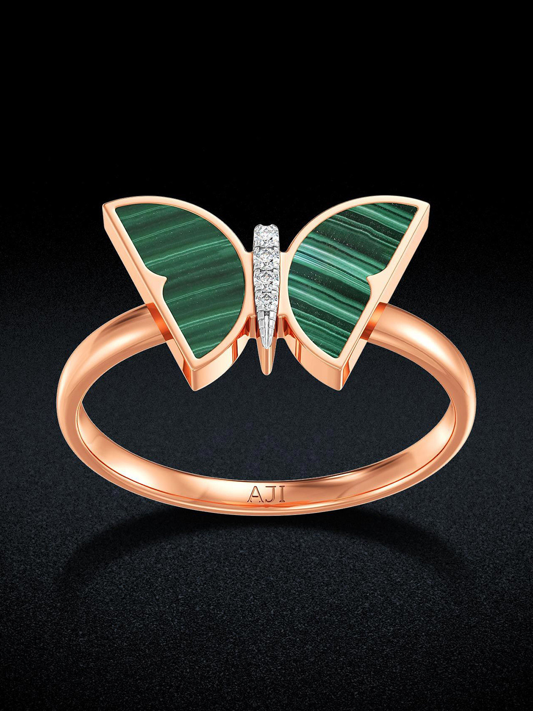 Joyalukkas Women Verdant Wings 18 Kt Gold  Diamond Ring