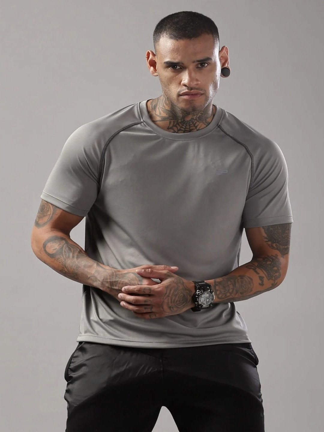 THIRD ELEMENT Airy Raglan Activ Round Neck Sports T-Shirt