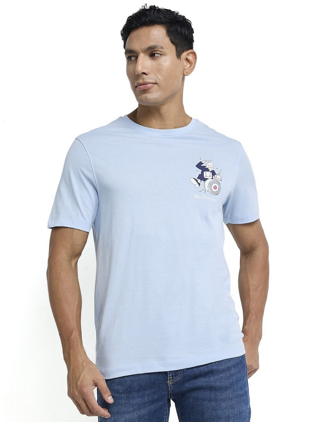 BEN SHERMAN Crew Neck Cotton T-shirts