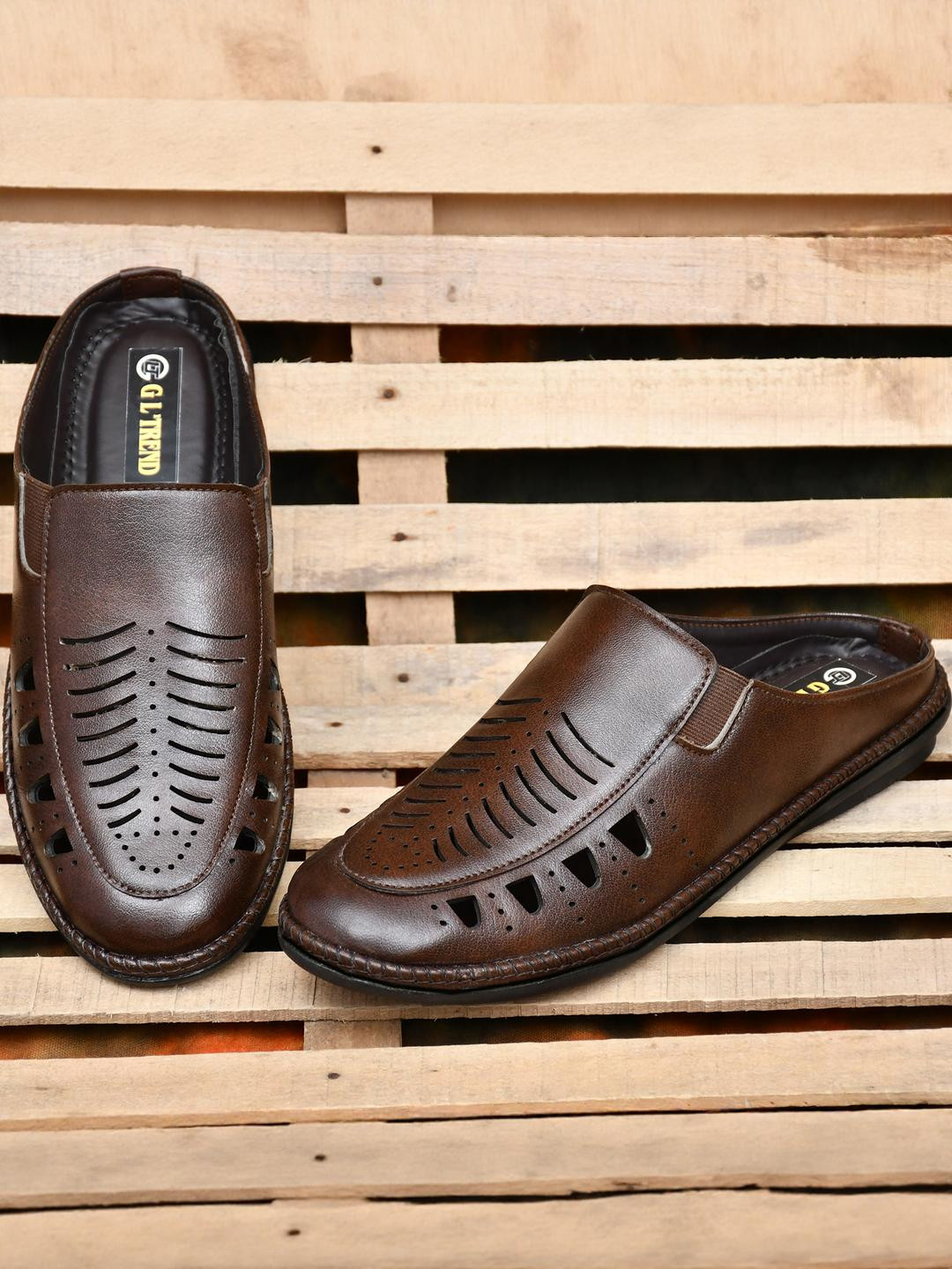 G L Trend Adults-Men Synthetic Leather Casual Shoes