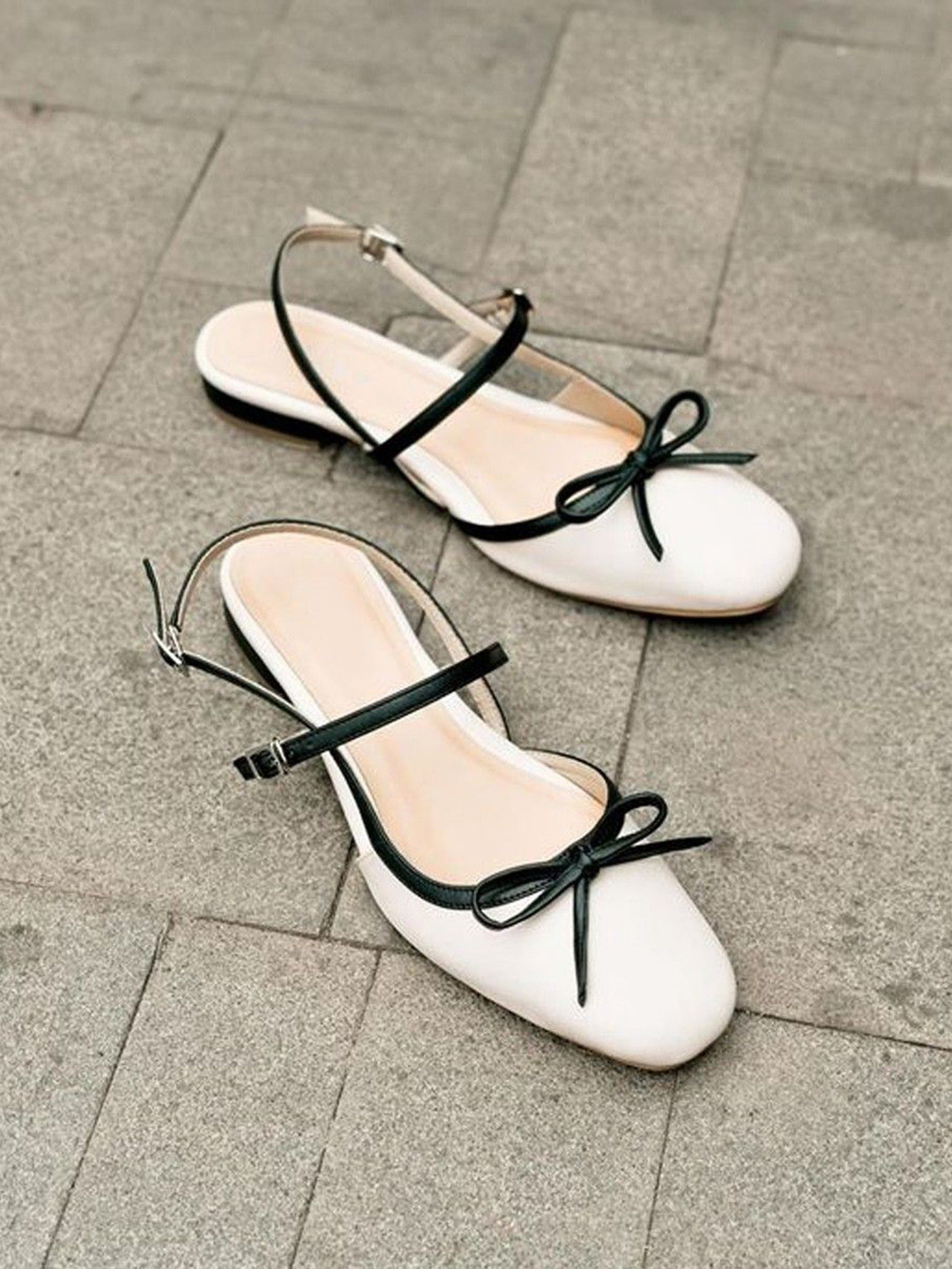 Street Style Store Women Flatform Heel Sandals with Bows Flats