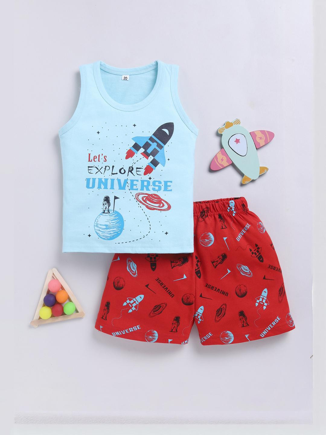 carrydreams Boys Pure Cotton Clothing Set