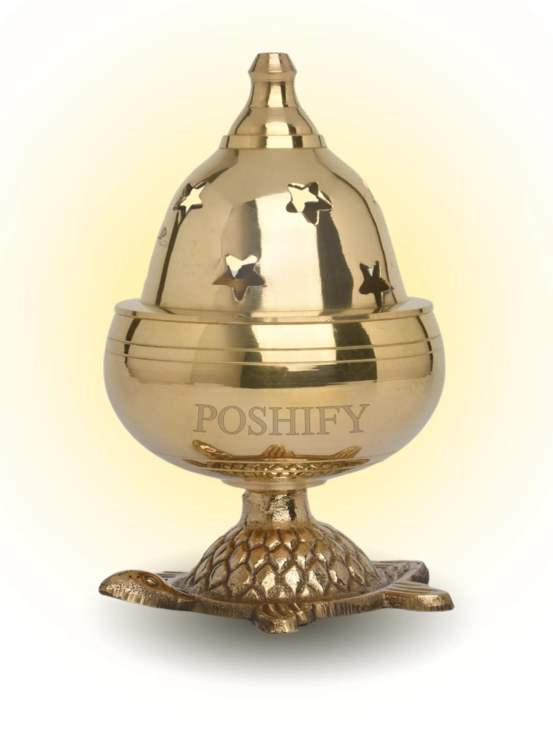 POSHIFY Goblet Diya With Kachua Base Pooja Essentials