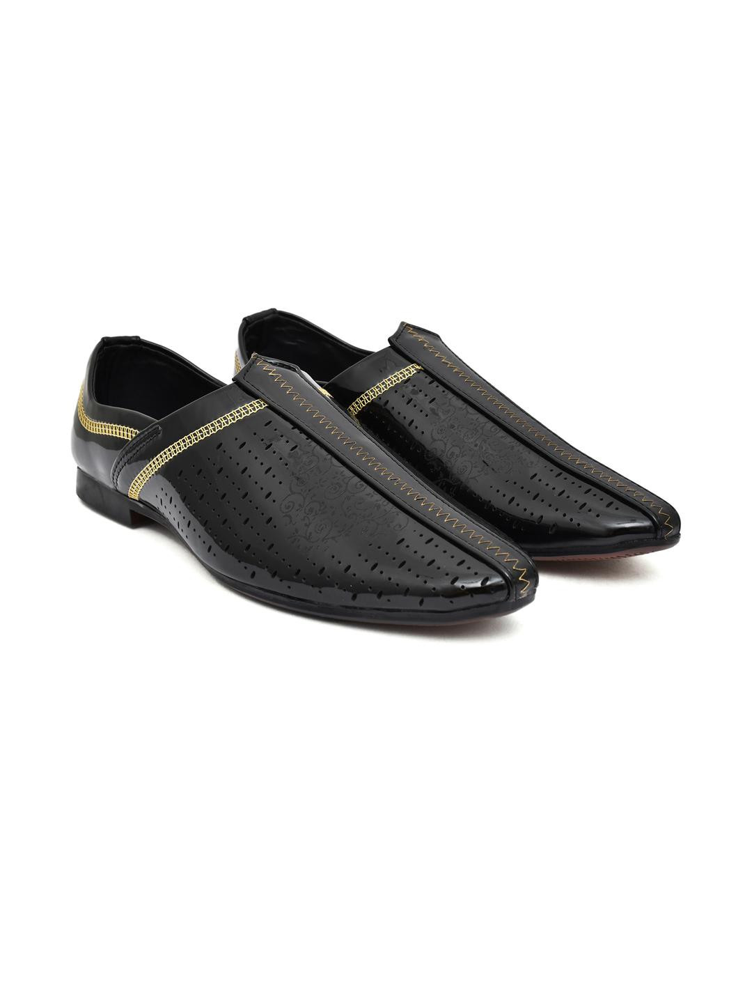 G L Trend Adults-Men Patent Leather Casual Shoes