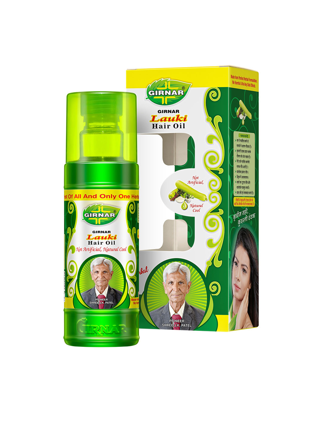 GIRNAR Lauki 14 Herbal Extracts Hair Oil - 500 ml