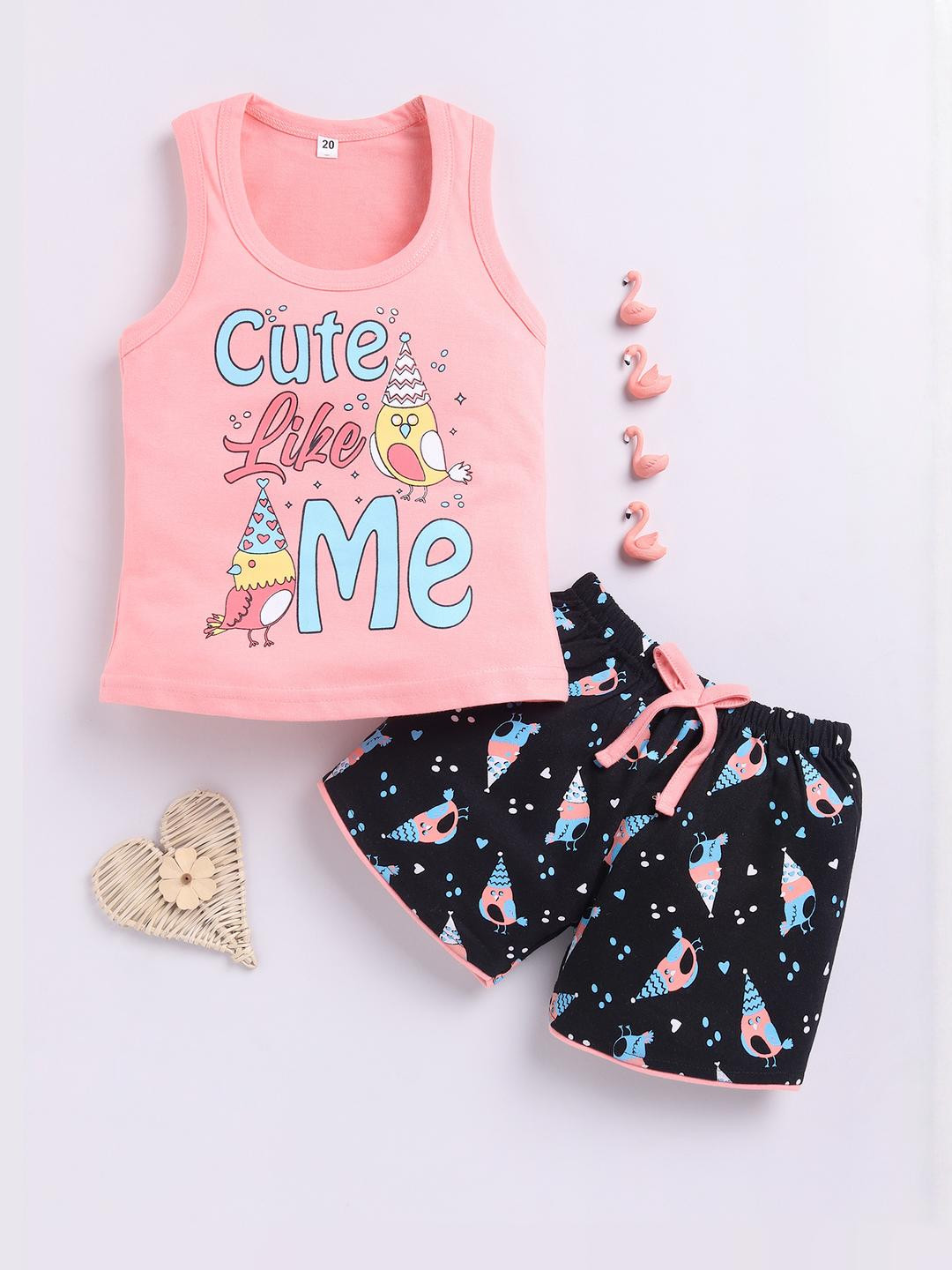 carrydreams Girls Pure Cotton Clothing Set