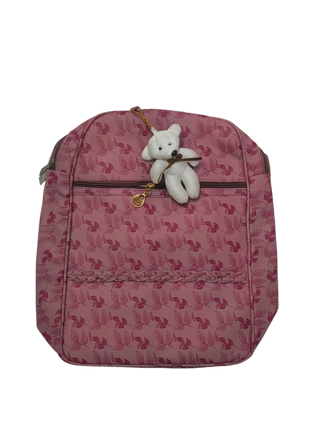 Begun Online Girls Floral Backpack with Zip Closure - 23 L
