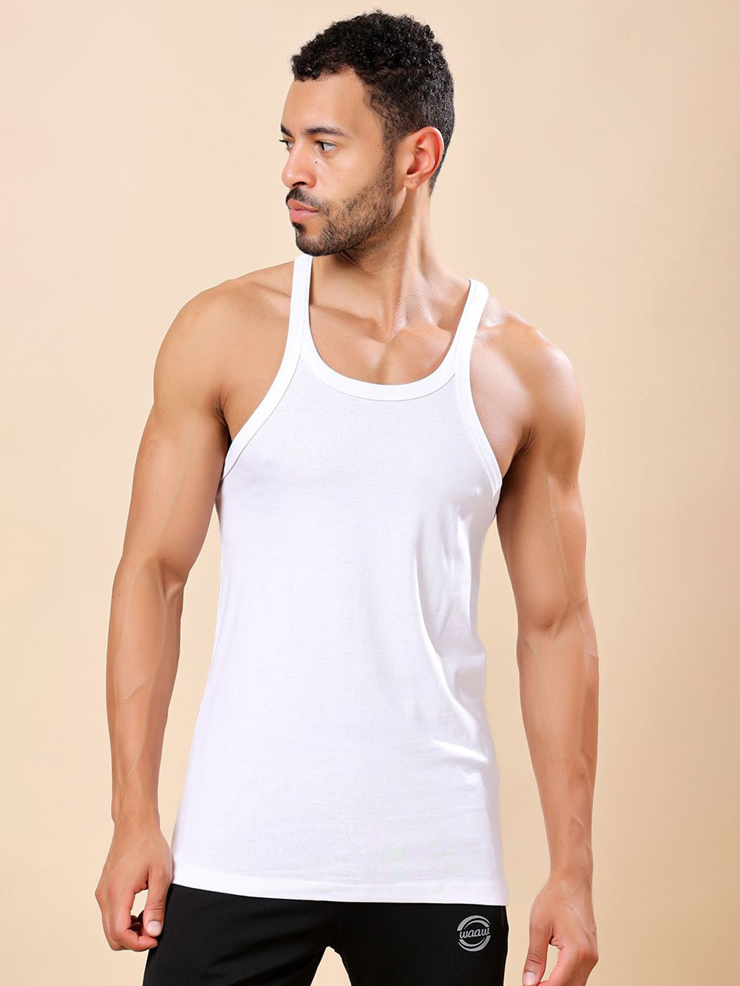 Friskers Round Neck Gym Vest 040725CA-02