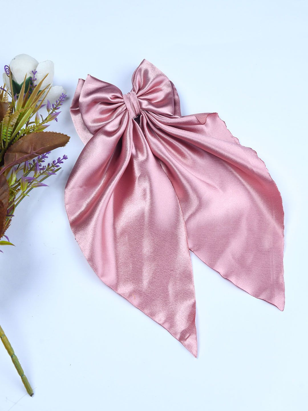 FUNKRAFTS Girls Satin Bow French Barrette