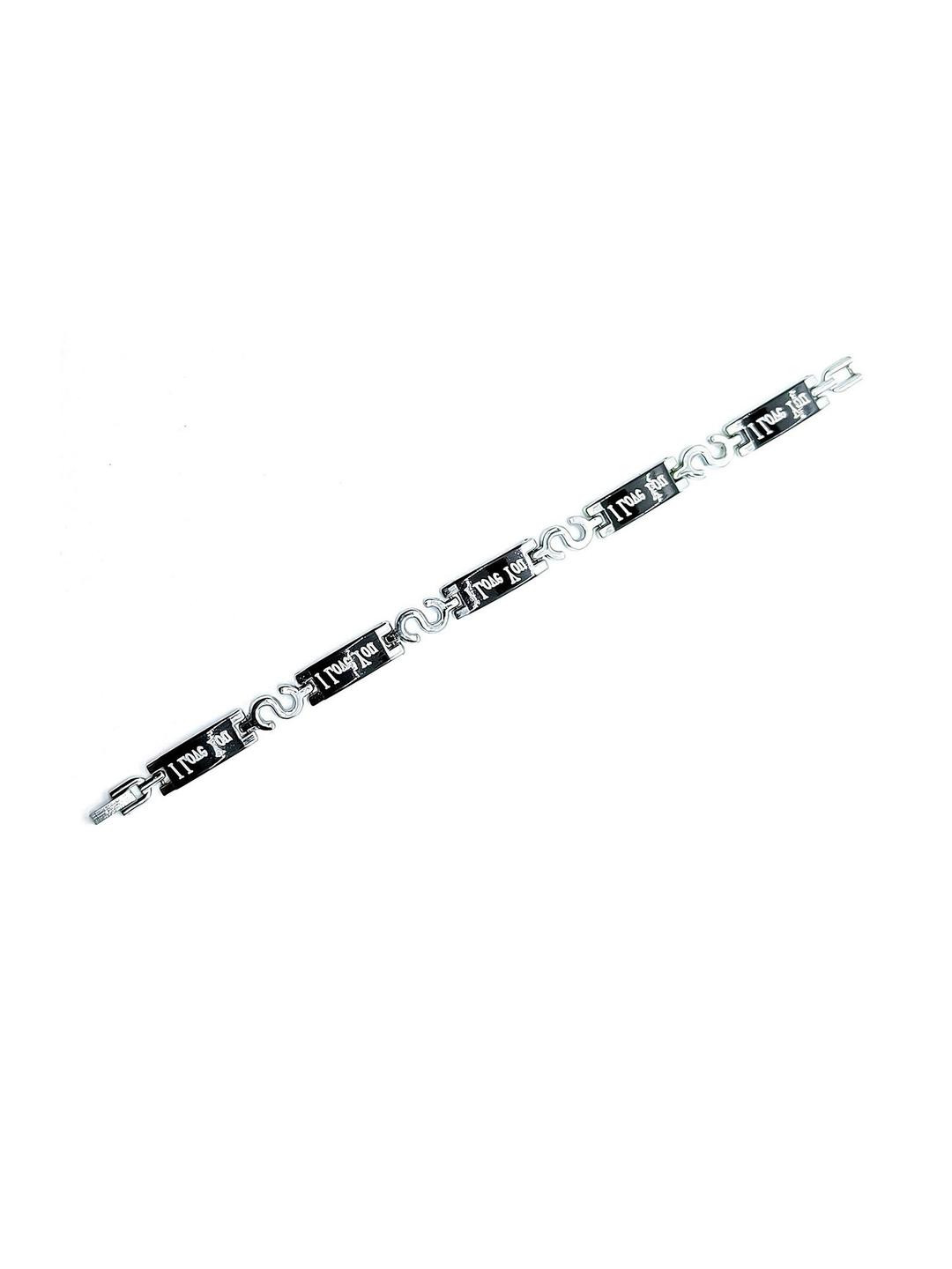 Dynamic Retail Global Silver-Plated Silver Bracelet
