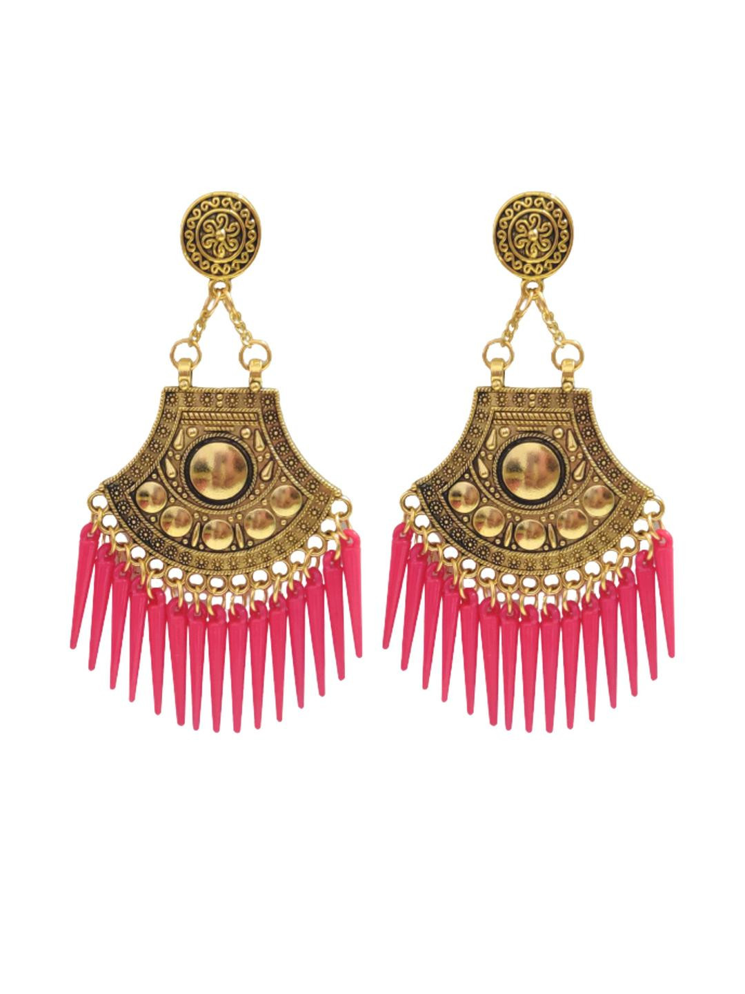 Weariton German Silver Gold Chandbalis Earing
