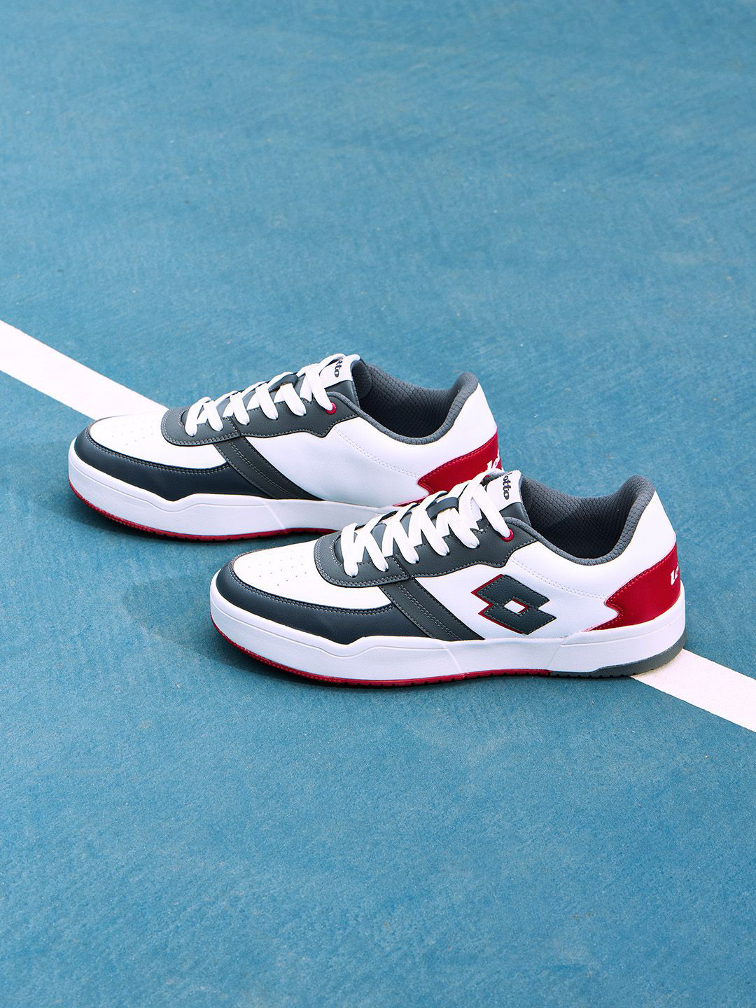 Lotto Men Hoop Star Citta White Sneakers