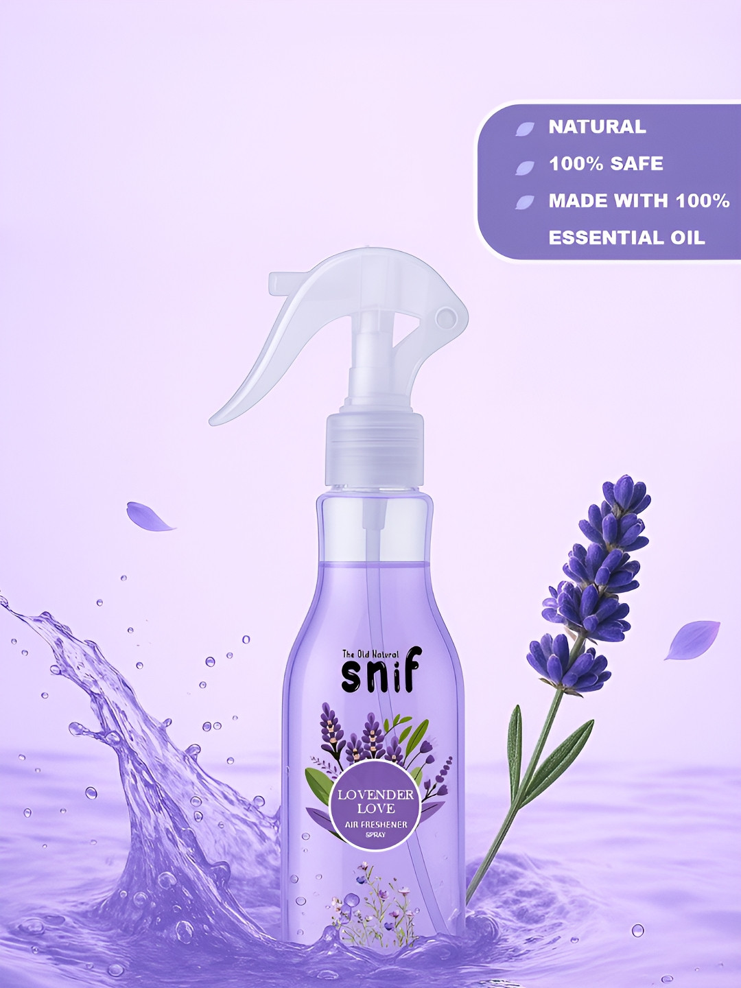 The Old Natural Lavender Love Long Lasting Air Freshener- 200 ml