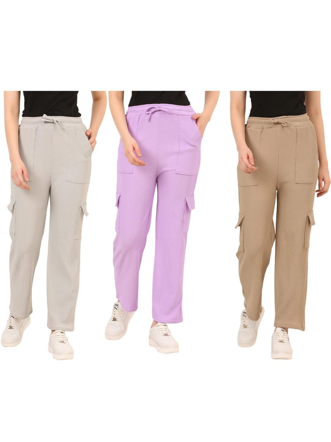 Girls Mario Cargo Pants Pack of 3