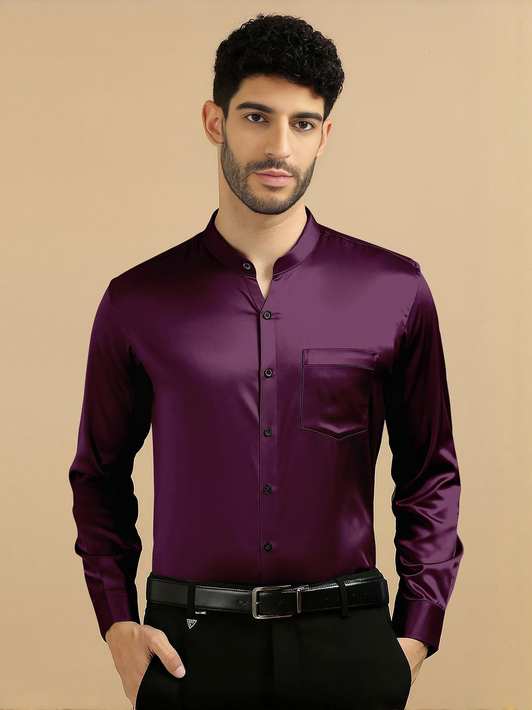MAN'S SUITUP Men Solid Shirt