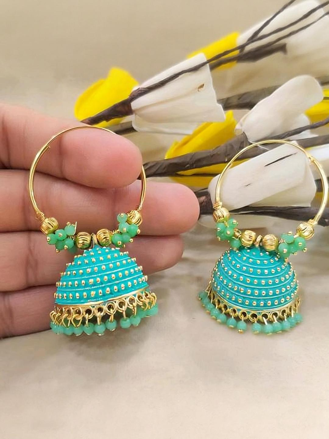 Grace Collections Women  Allure Ethnic Baali Jhumkas Earrings
