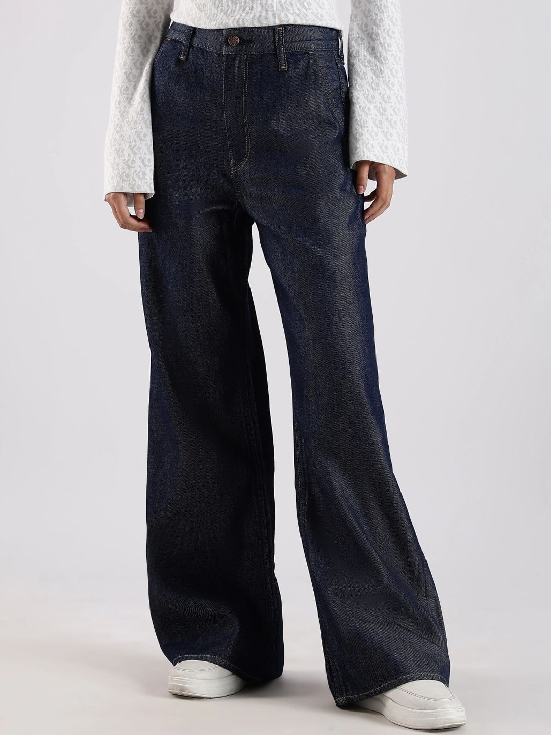 Calvin Klein Jeans Women High-Rise Bootcut Jeans