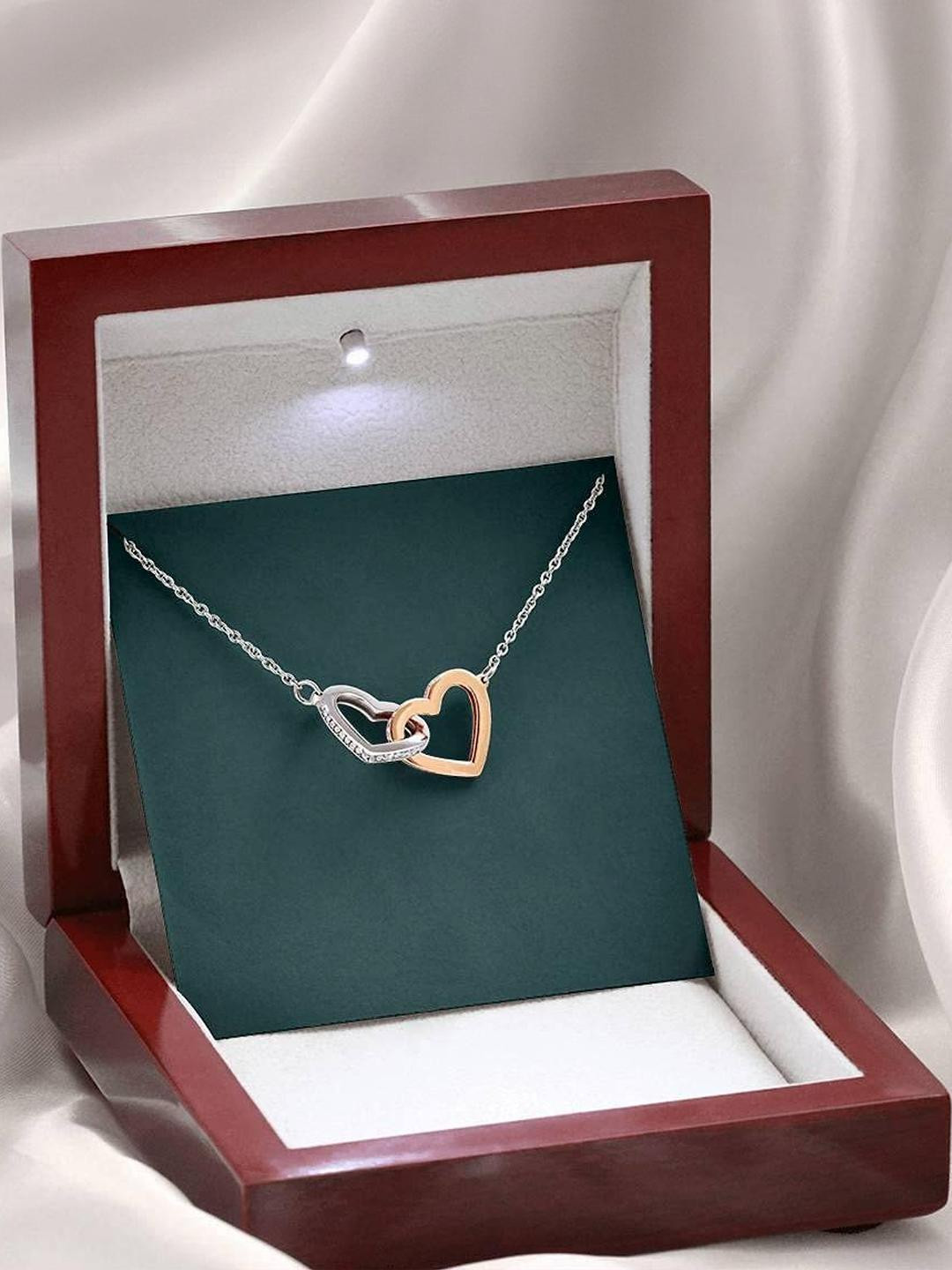 Sterling Silver Gift Daughter Necklace, Mother Daughter Necklace, Happy Bday Kind Smart Strong Fore