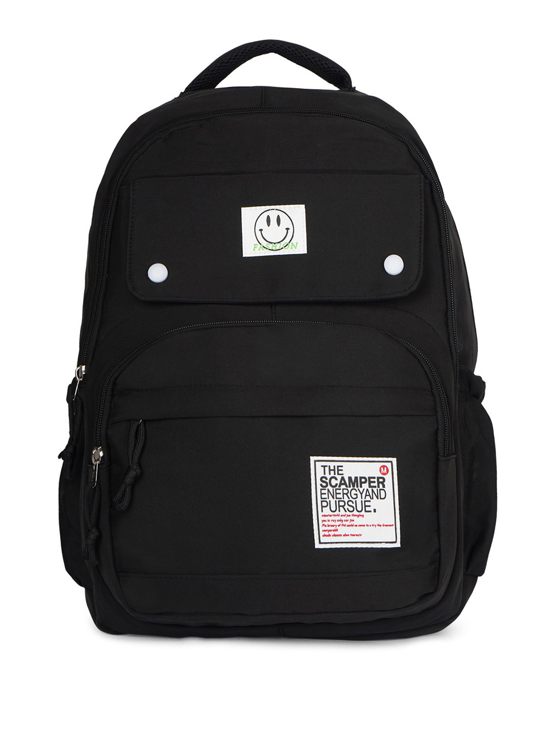 Kids On Board Typography Monochrome Lightweight Water Resistance Backpack