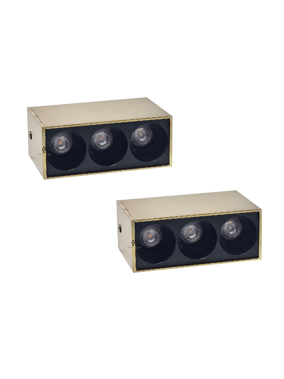 Mufasa Black 2 Pieces Square Ceiling Lamps