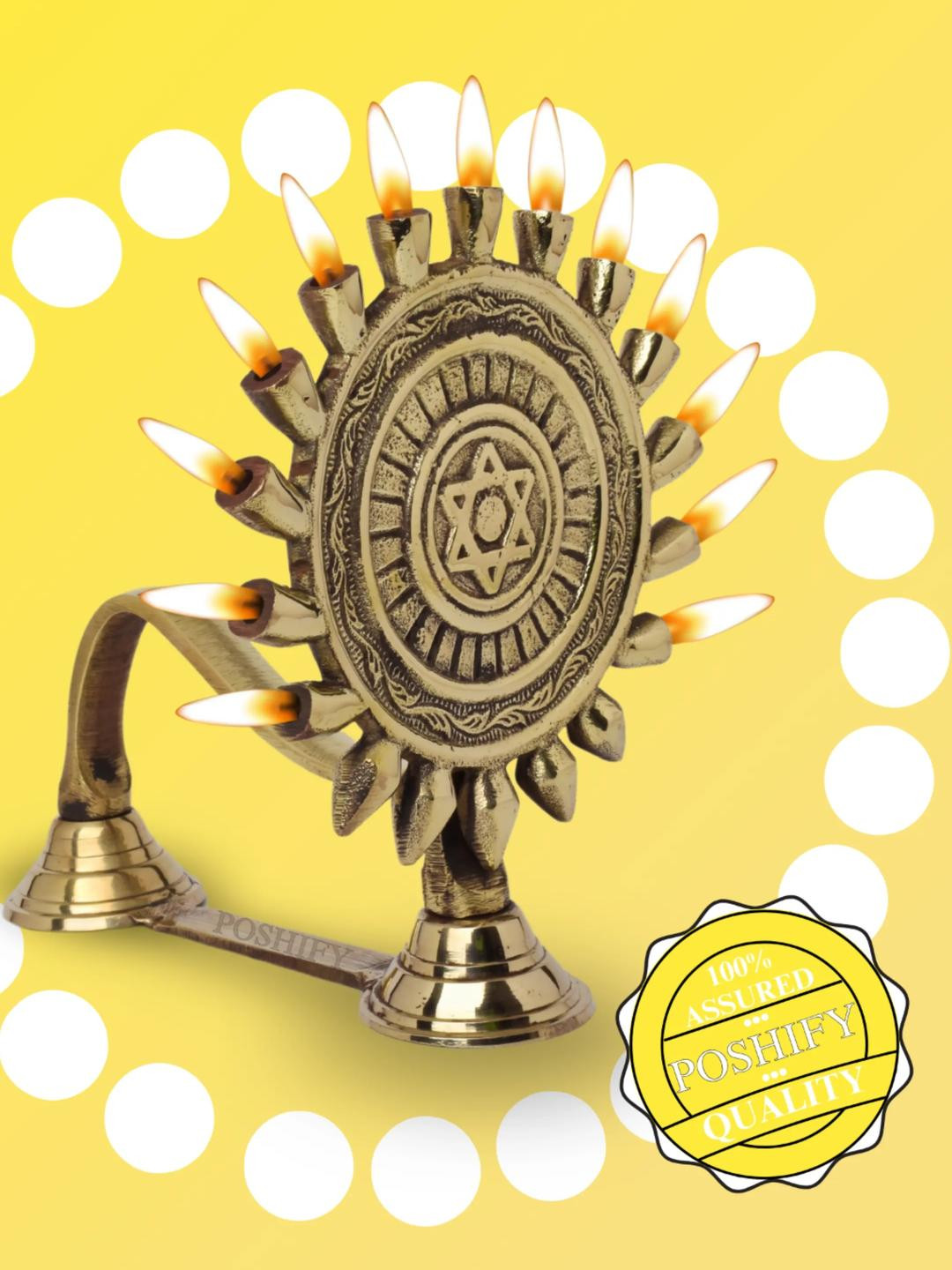 POSHIFY Chakra Designed Aarti- Luxury   Puja Essentials