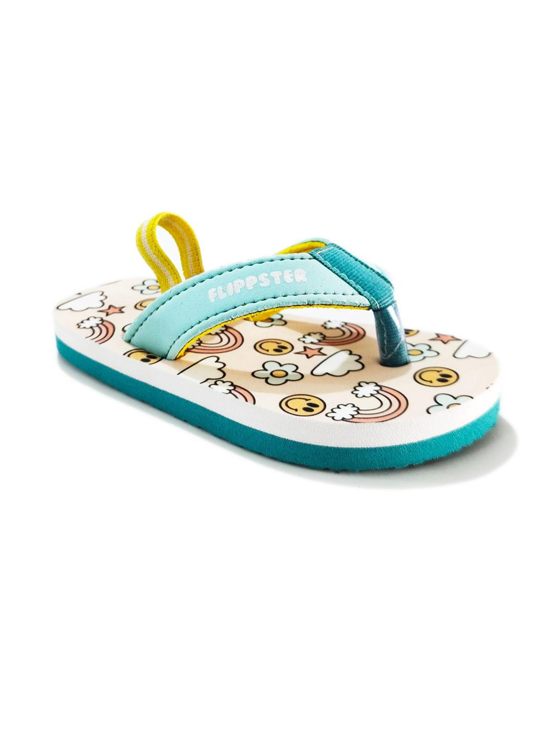FLIPPSTER Kids Sea Green Color Flipflops