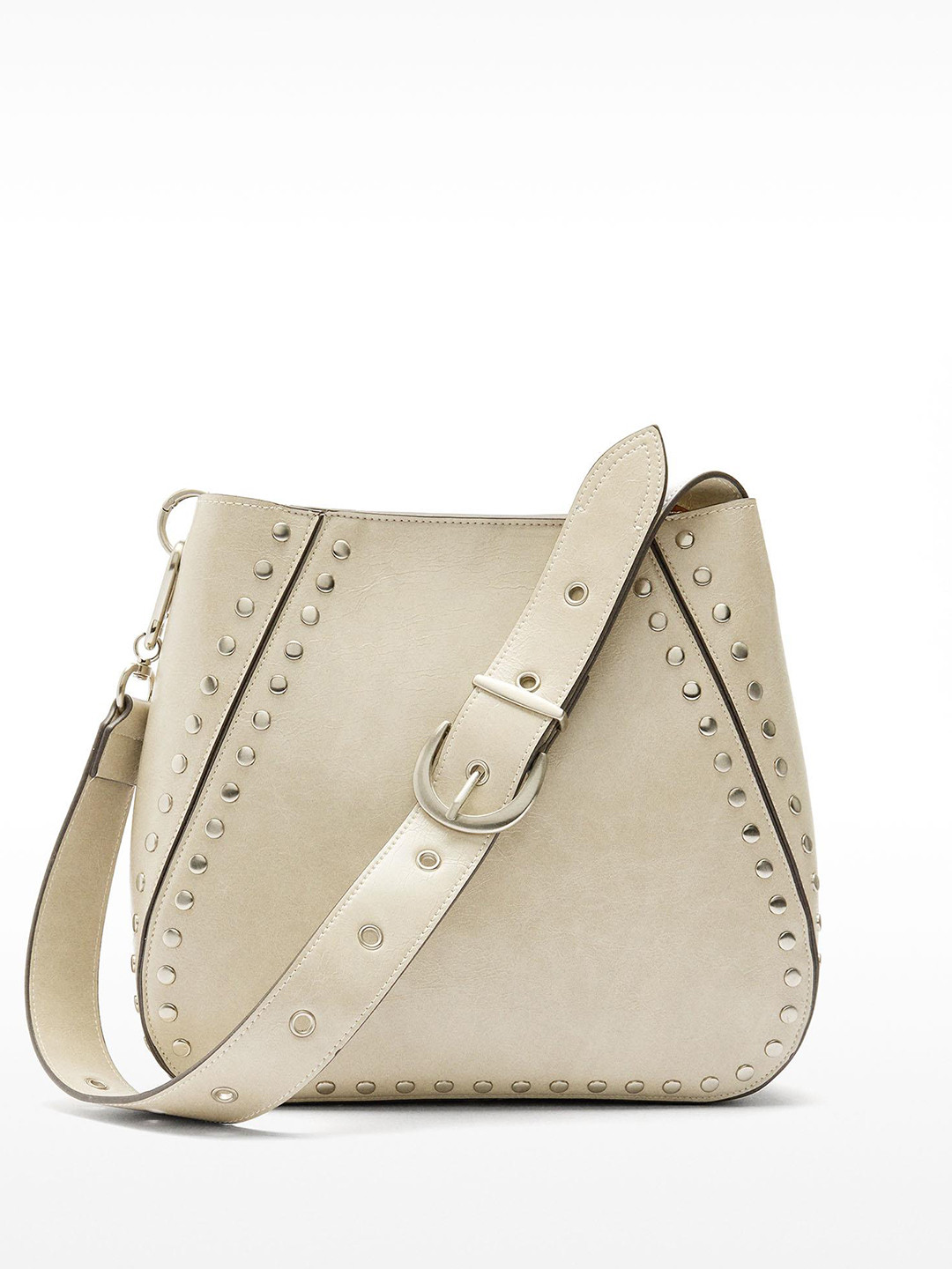 PARFOIS Studded Bucket Shoulder Bag