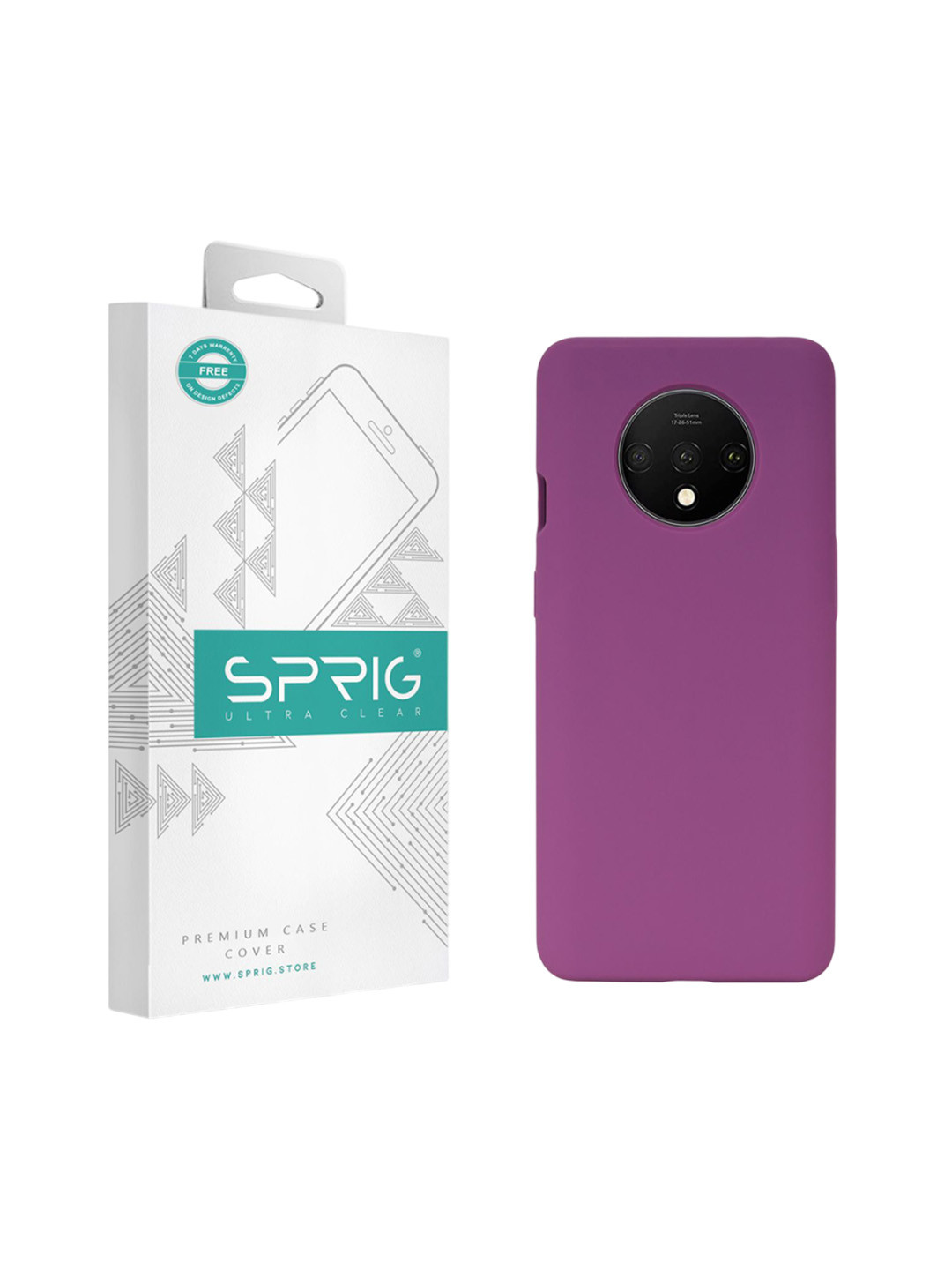 SPRIG OnePlus 7T Liquid Silicone Back Cover