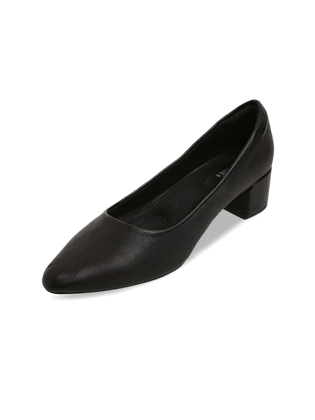 KNEETOES Women Leather Slip-On Pumps Heels