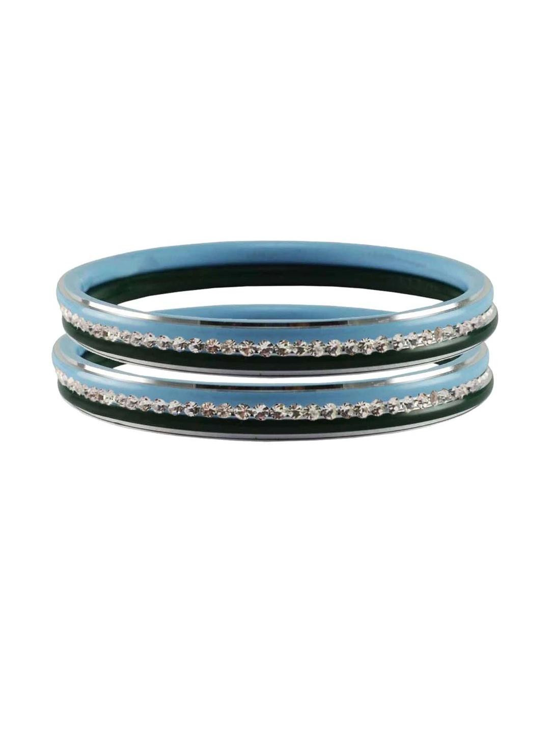Vidhya Kangan Multi-Coloured Stainless Steel Bangles