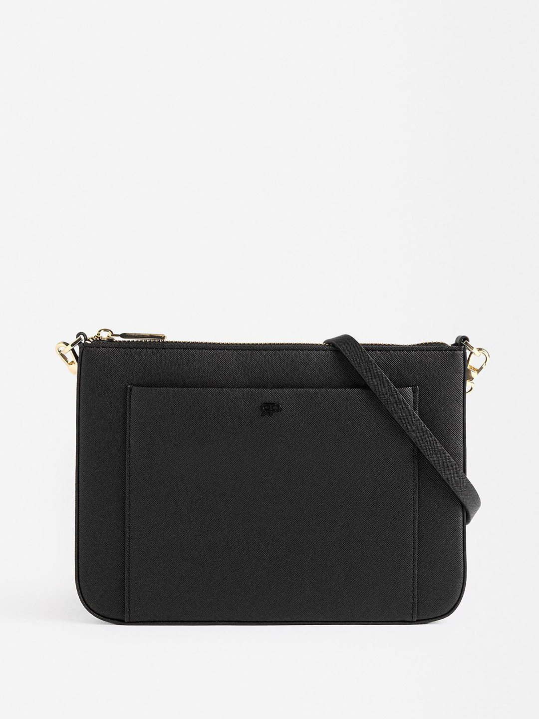 PARFOIS Solid Structured Sling Bag