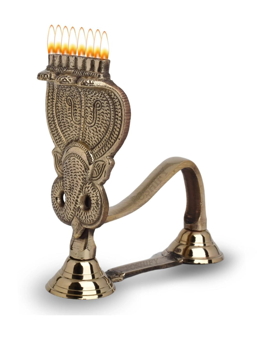 POSHIFY Serpent-Shaped Pooja Aarti