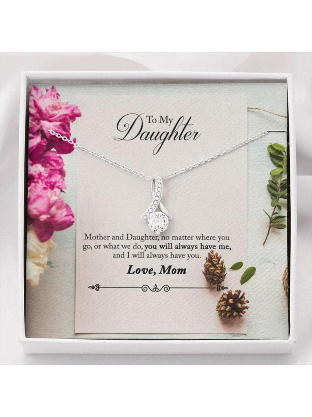 Sterling Silver Gift Daughter Necklace Gift To Daughter To Daughter From Mom Pinecone The