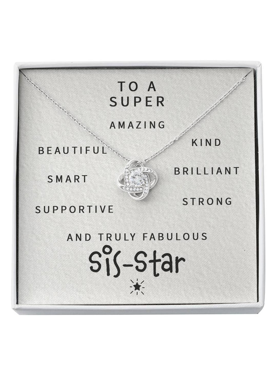 Silver Gift Sister Necklace, New Sister Necklace, Gift For Future Big Sister, Soon To Be Sister