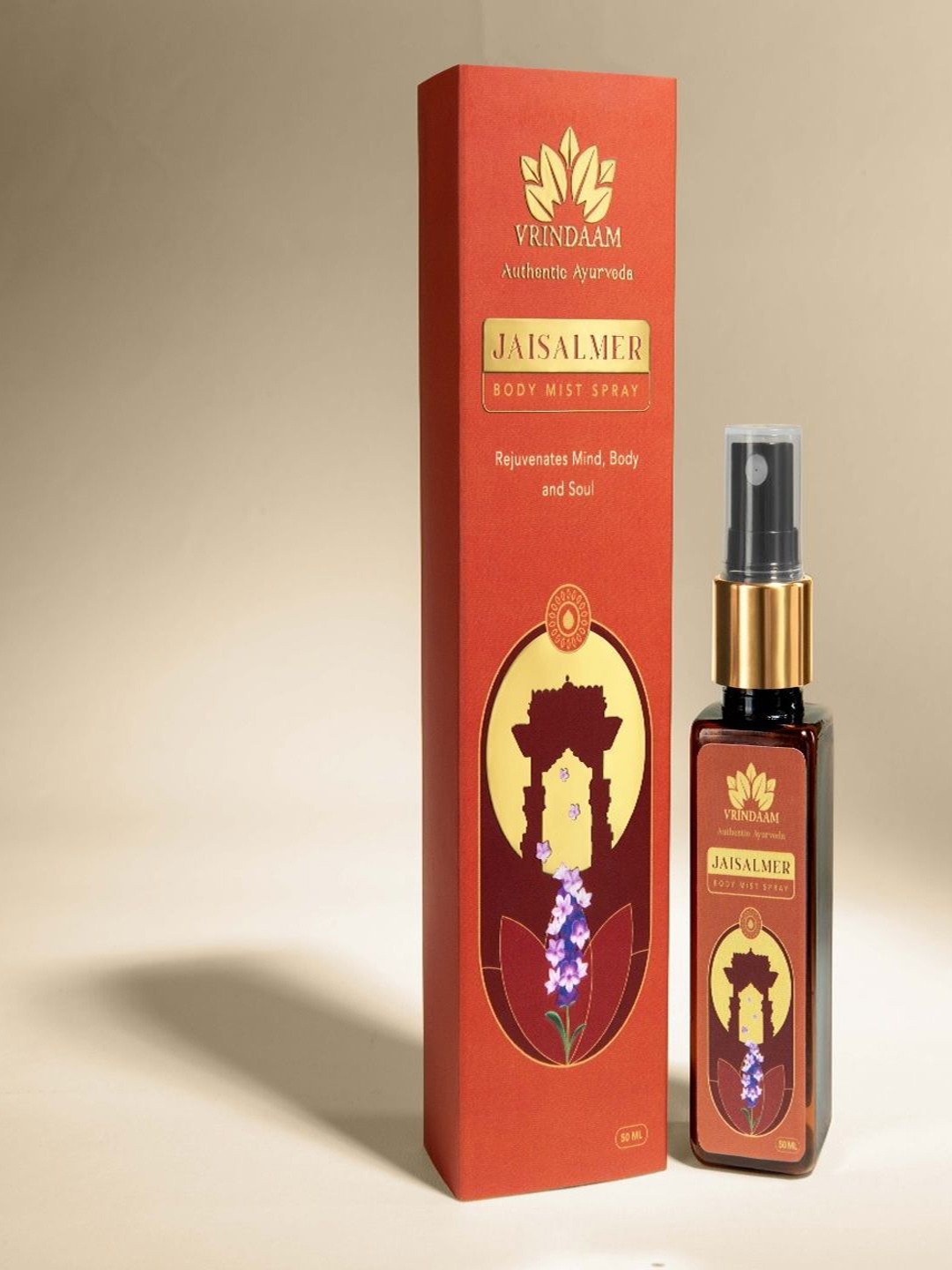 VRINDAAM Jaisalmer Body Mist Spray With Lavender & Lemon- 50 ml