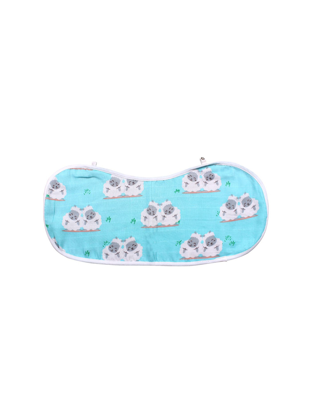 Polka Tots Printed 3 Layer Burp Cloth