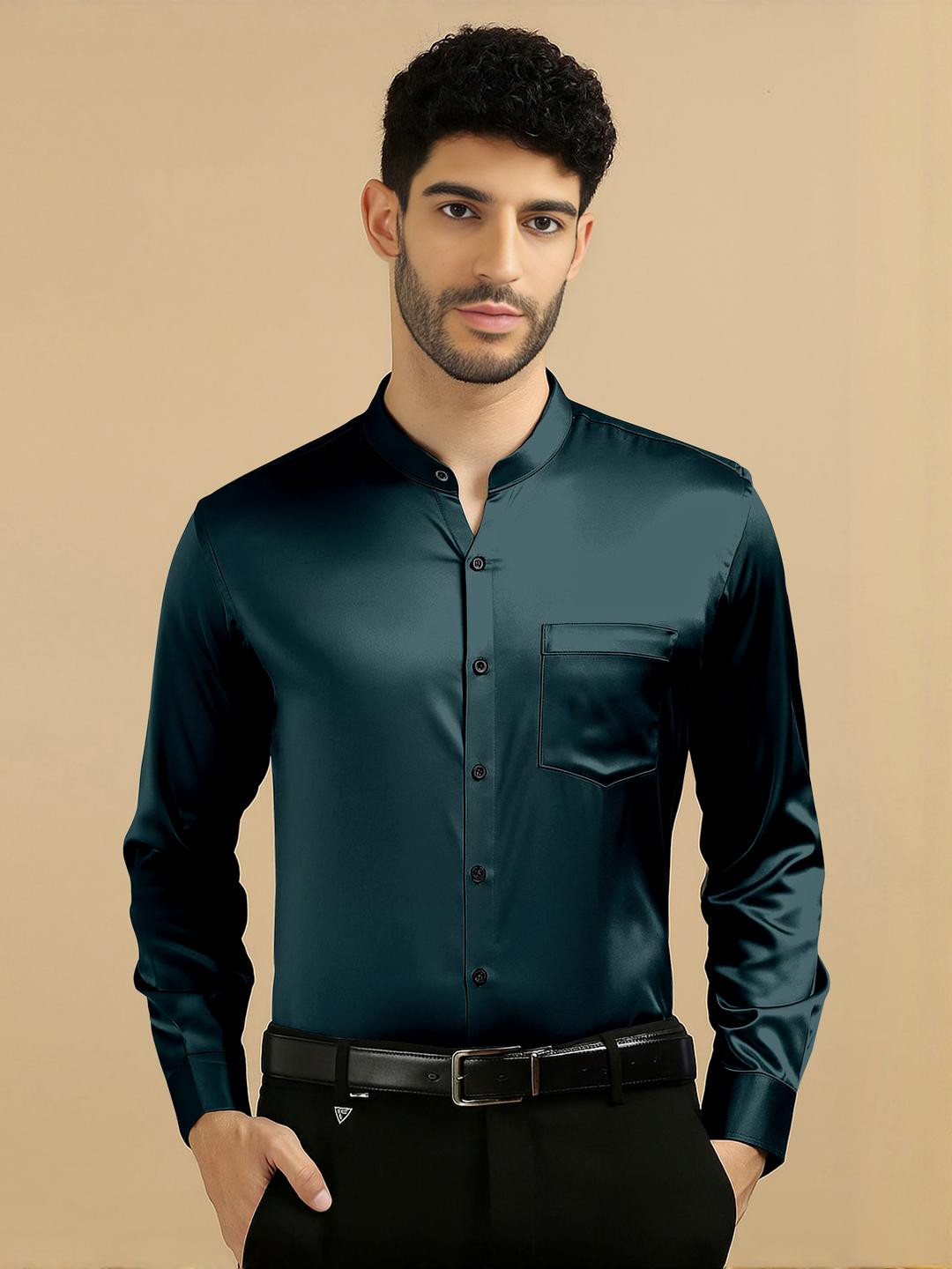 MAN'S SUITUP Men Classic Formal Shirt