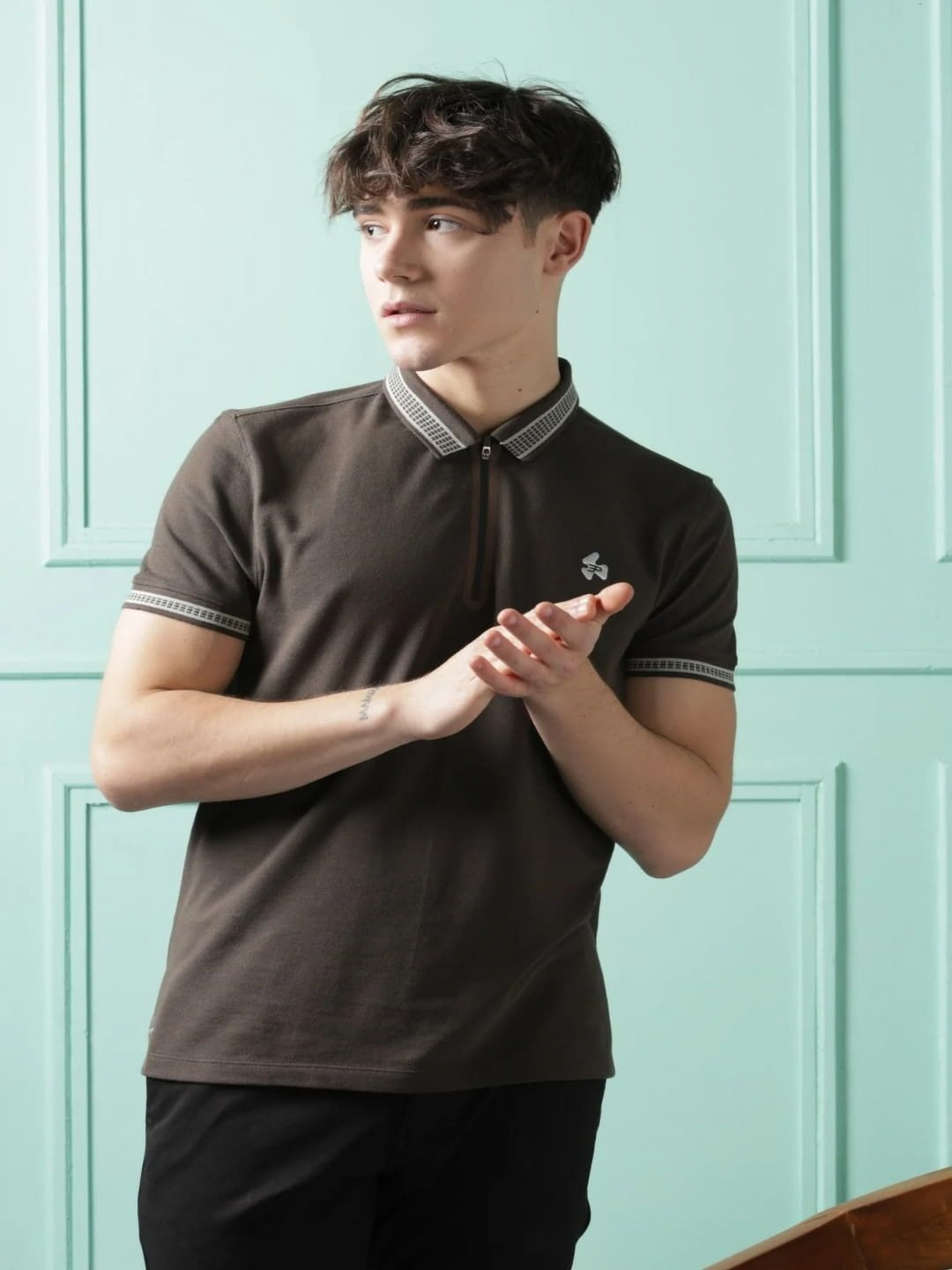 THIRD ELEMENT UV Protect & Cooling Pure Cotton Polo Collar T-Shirt