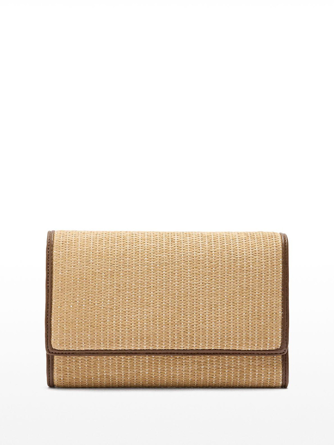 PARFOIS Basket Weave Envelope Clutch