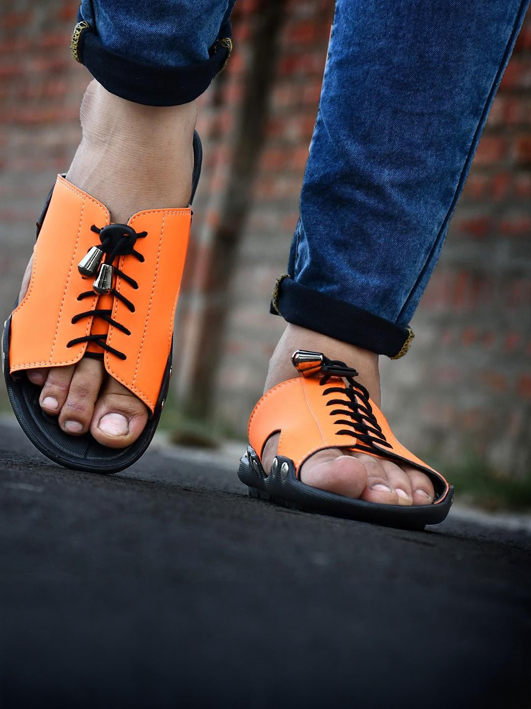 BRAWO Men Synthetic Flip Flops