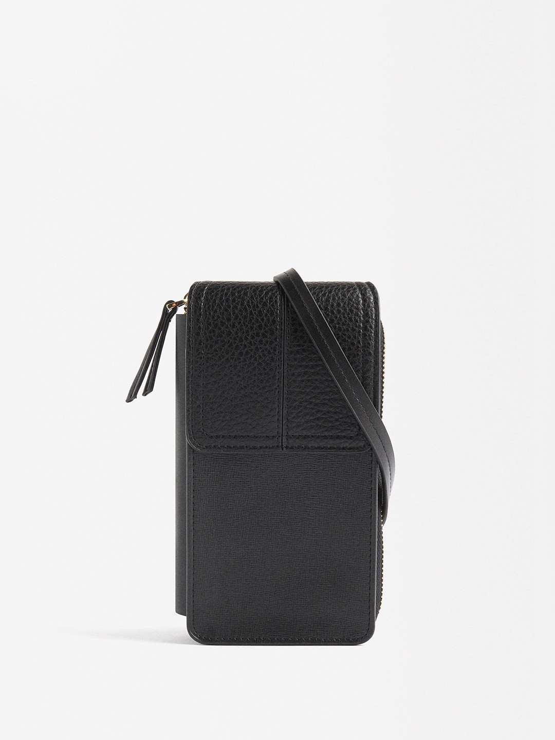 PARFOIS Women Textured Mobile Holder with Detachable Sling Strap