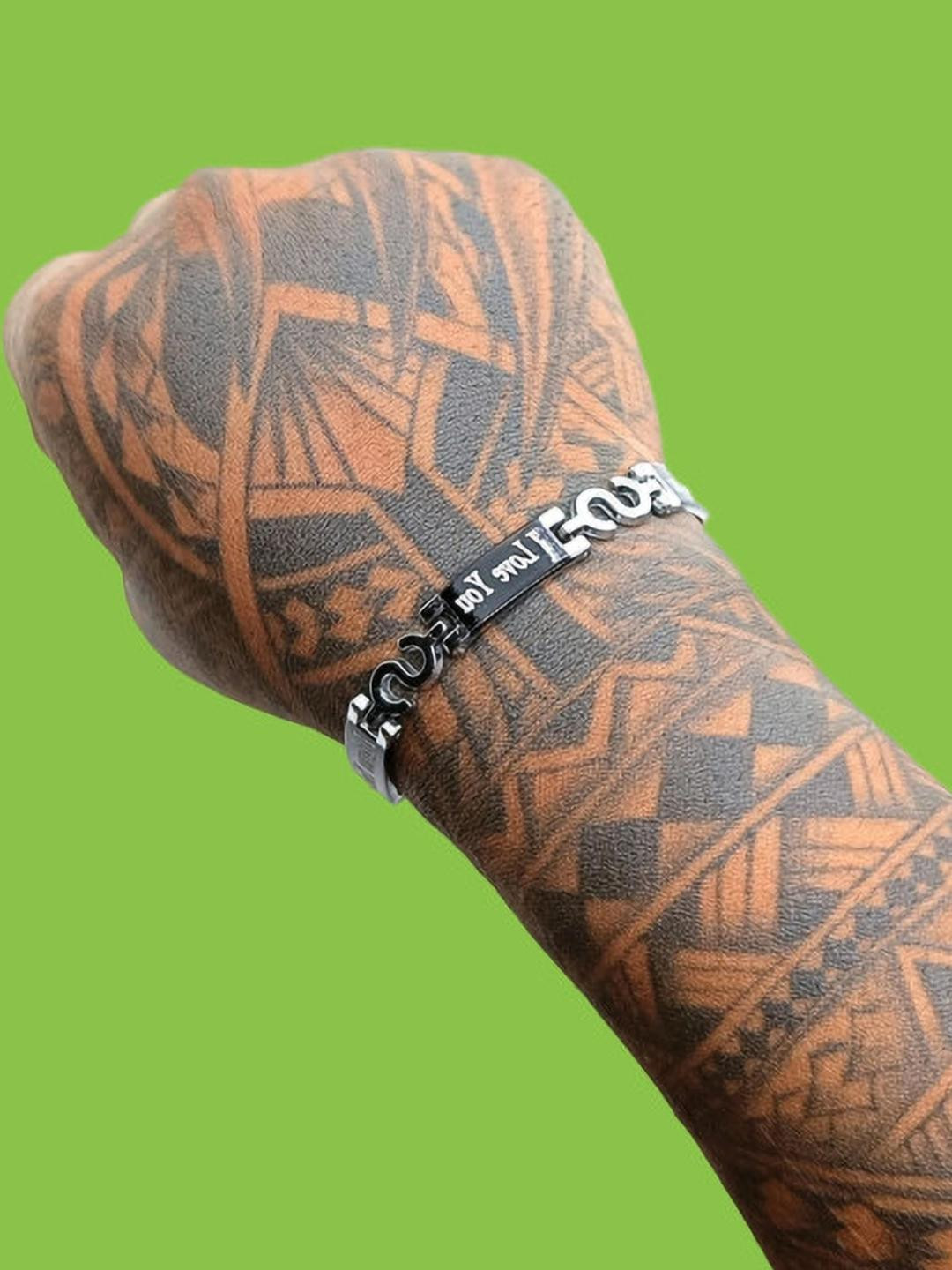 Dynamic Retail Global Silver-Plated Silver Bracelet