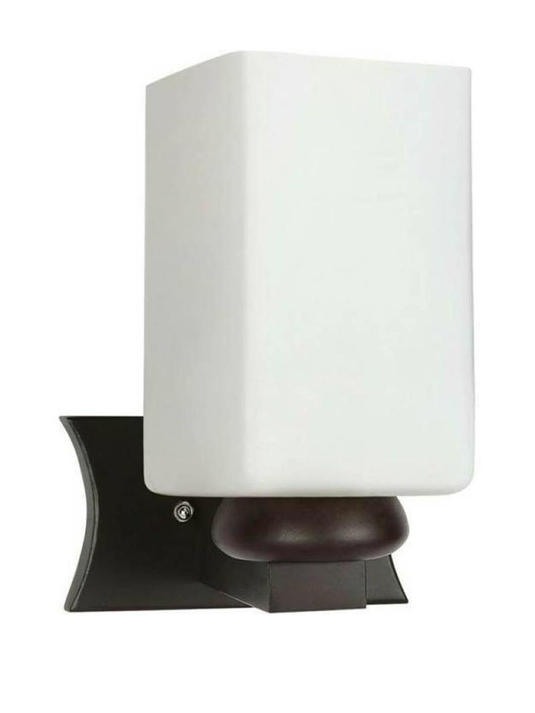 Somil Premium Designer Glass  Wall / Night  Lamp  Elegant  & Stylish Dcor Accent for Modern Interiors, color, White, Size:- 17 X 24.5 X 30 CM